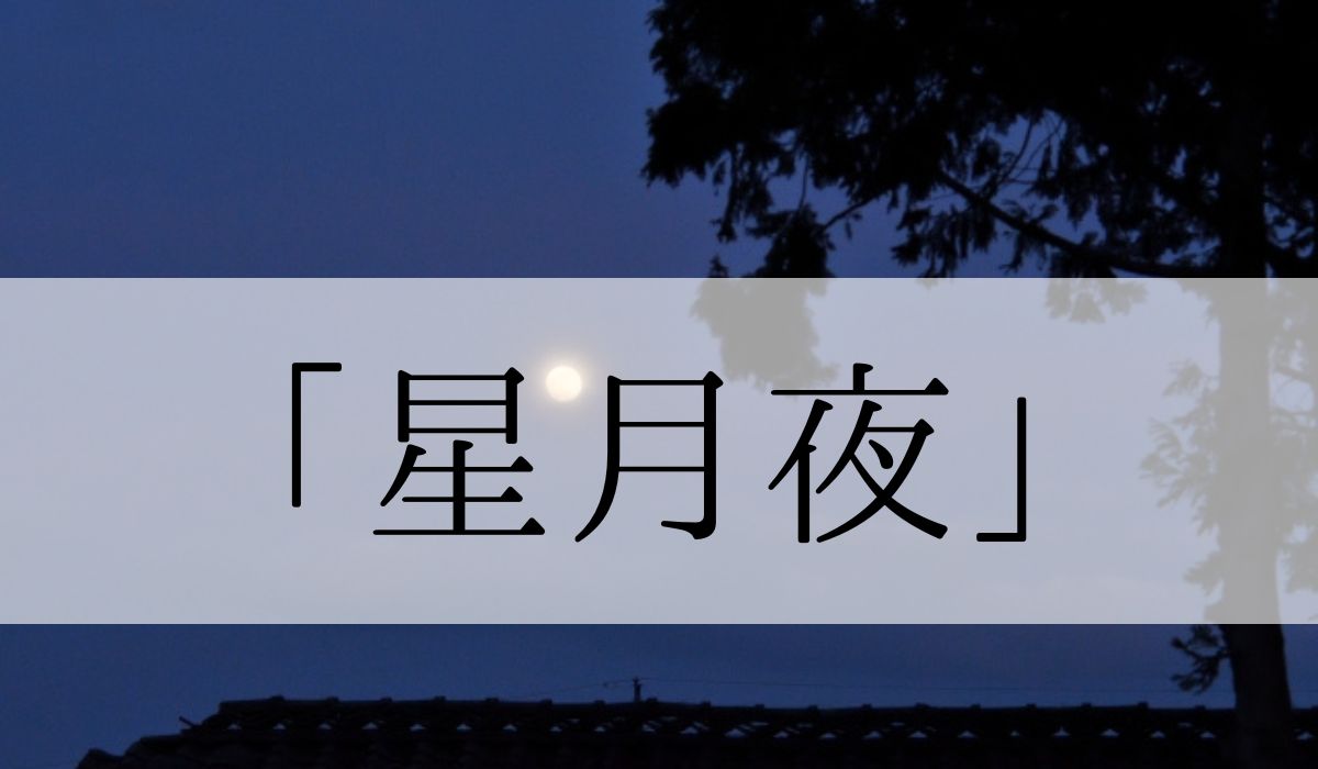 「星月夜」の意味や読み方とは？いつの季語？有名な俳句も紹介